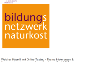 Webinar Käse III OnlineTasting Intoleranzen